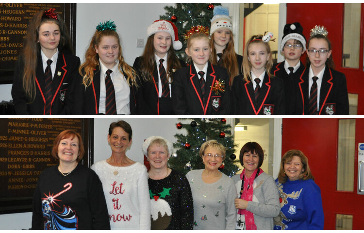 Image of Staff and students raise money for Claire House Children's Hospice by wearing Christmas jumpers and festive attire!